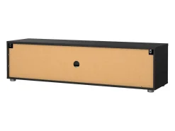 Móvel TV Dthorsb, Aparador de sala, Móvel baixo para TV, Base de parede equipada, 147x40 h38 cm, Preto