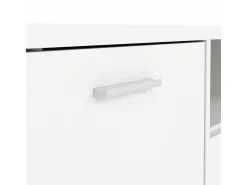 Móvel TV Dthorsb, Aparador de sala, Móvel baixo para TV, Base de parede equipada, 147x40 h38 cm, Branco