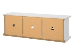 Móvel TV Dthura, Aparador sala, Armário baixo para TV, Base de parede equipada, 149x42 h51 cm, Branco