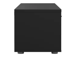 Móvel TV Dtinagli, Aparador sala, Armário baixo para TV, Base de parede equipada, 177x40 h38 cm, Preto