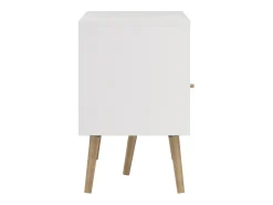 Móvel TV Dtoedtl, Aparador de sala, Móvel baixo para TV, Base de parede equipada, 117x39 h61 cm, Branco
