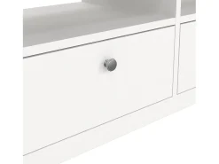 Móvel TV Dtofan, Aparador de sala, Móvel baixo para TV, Base de parede equipada, 151x38 h54 cm, Branco