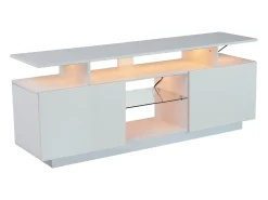 Móvel TV moderno 140cm com LED para TV de 60