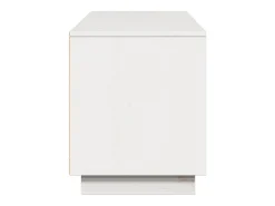 Móvel TV multimídia Estante TV Aparador TV Sala de jantar Sala de estar Quarto 156 x 37 x 45 cm Madeira maciça de pinho Branco 02_0026040