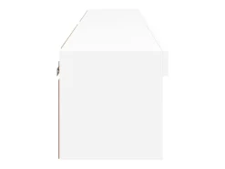 Móvel TV multimídia prateleira TV aparador sala de jantar sala de estar quarto com luzes LED 2 peças 60 x 30 x 30 cm branco 02_0028843