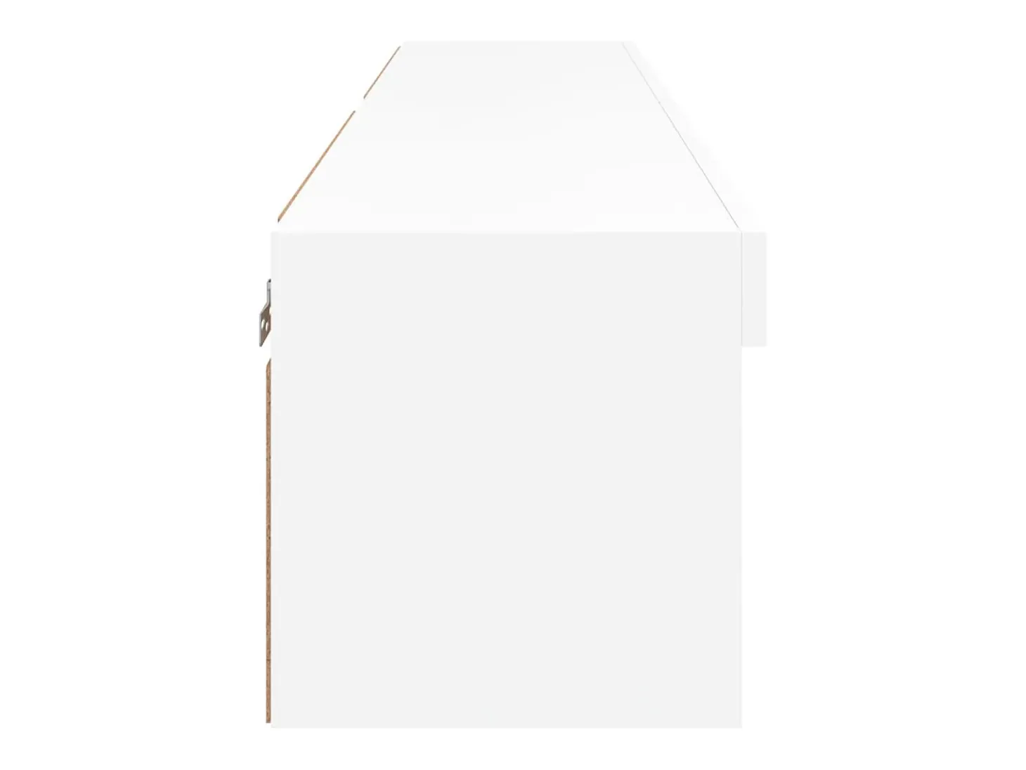 Móvel TV multimídia prateleira TV aparador sala de jantar sala de estar quarto com luzes LED 2 peças 60 x 30 x 30 cm branco 02_0028843