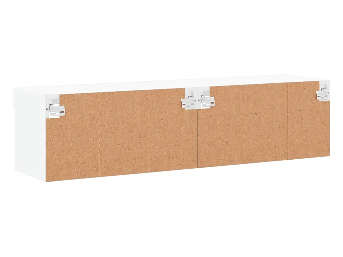 Móvel TV multimídia prateleira TV aparador sala de jantar sala de estar quarto com luzes LED 2 peças 60 x 30 x 30 cm branco 02_0028843