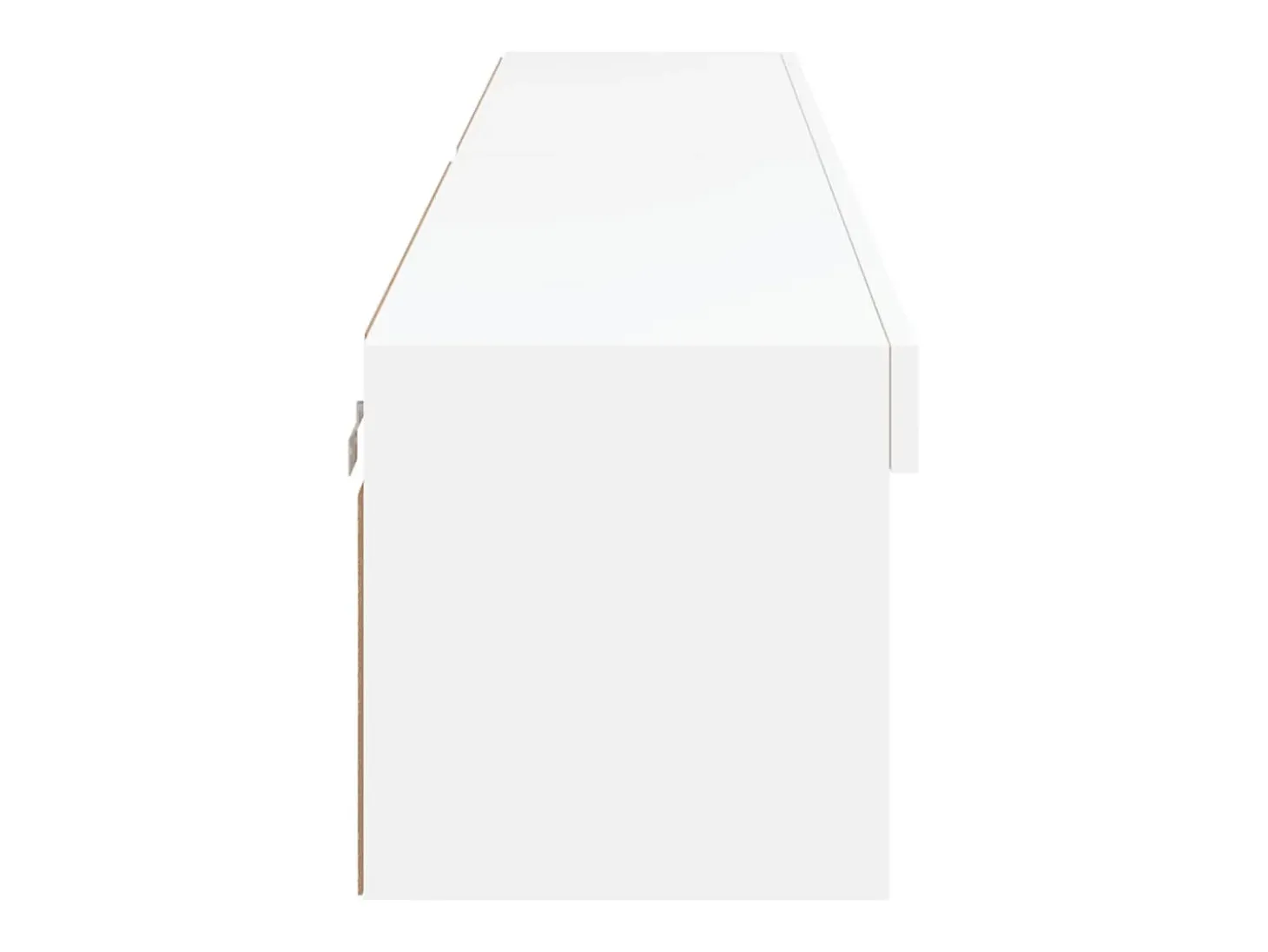 Móvel TV multimídia prateleira TV aparador sala de jantar sala de estar quarto com luzes LED 2 peças 100 x 30 x 30 cm branco 02_0028828