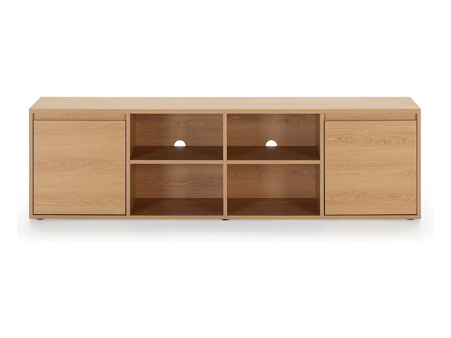 Móvel TVTori 2 portas, cor carvalho, 160 cm