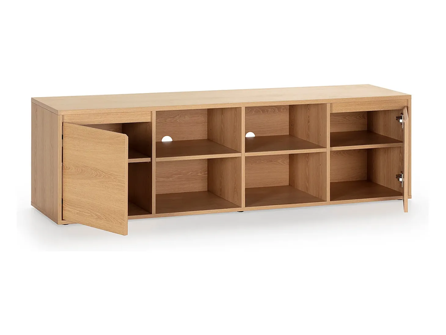 Móvel TVTori 2 portas, cor carvalho, 160 cm