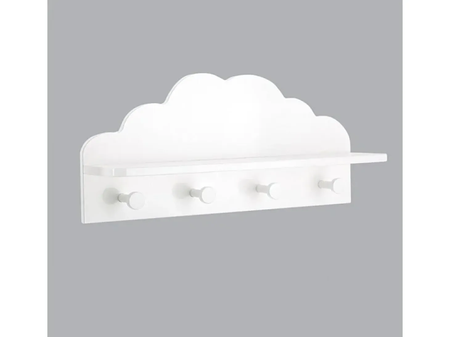 Nube suporte de 4 cabides 12x48x22cm
