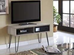 Owen | Suporte para televisão Retro em carvalho cinzento desgastado