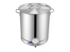 Panela de Fermentação SucceBuy de Aço Inoxidável 60.6L, Fundo Triplo, Panela de Cerveja, Suprimentos para Fabricação de Cerveja Caseira