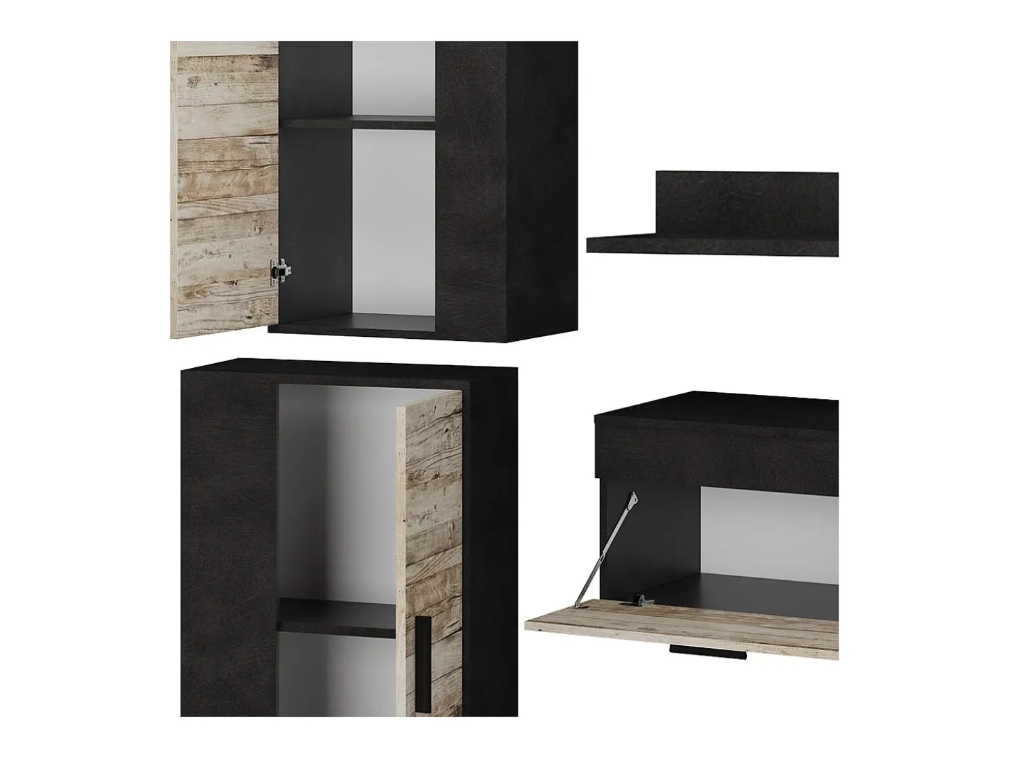 Parede da sala de estar bege 140x35.2x38.7 berno
