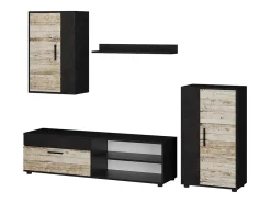Parede da sala de estar bege 140x35.2x38.7 berno