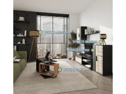 Parede da sala de estar bege 140x35.2x38.7 berno