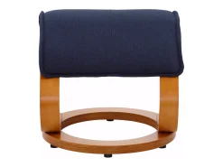 Paris | Recliner + Banco Azul Escuro