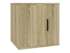 2pcs conjunto móveis de TV derivados de madeira carvalho sonoma