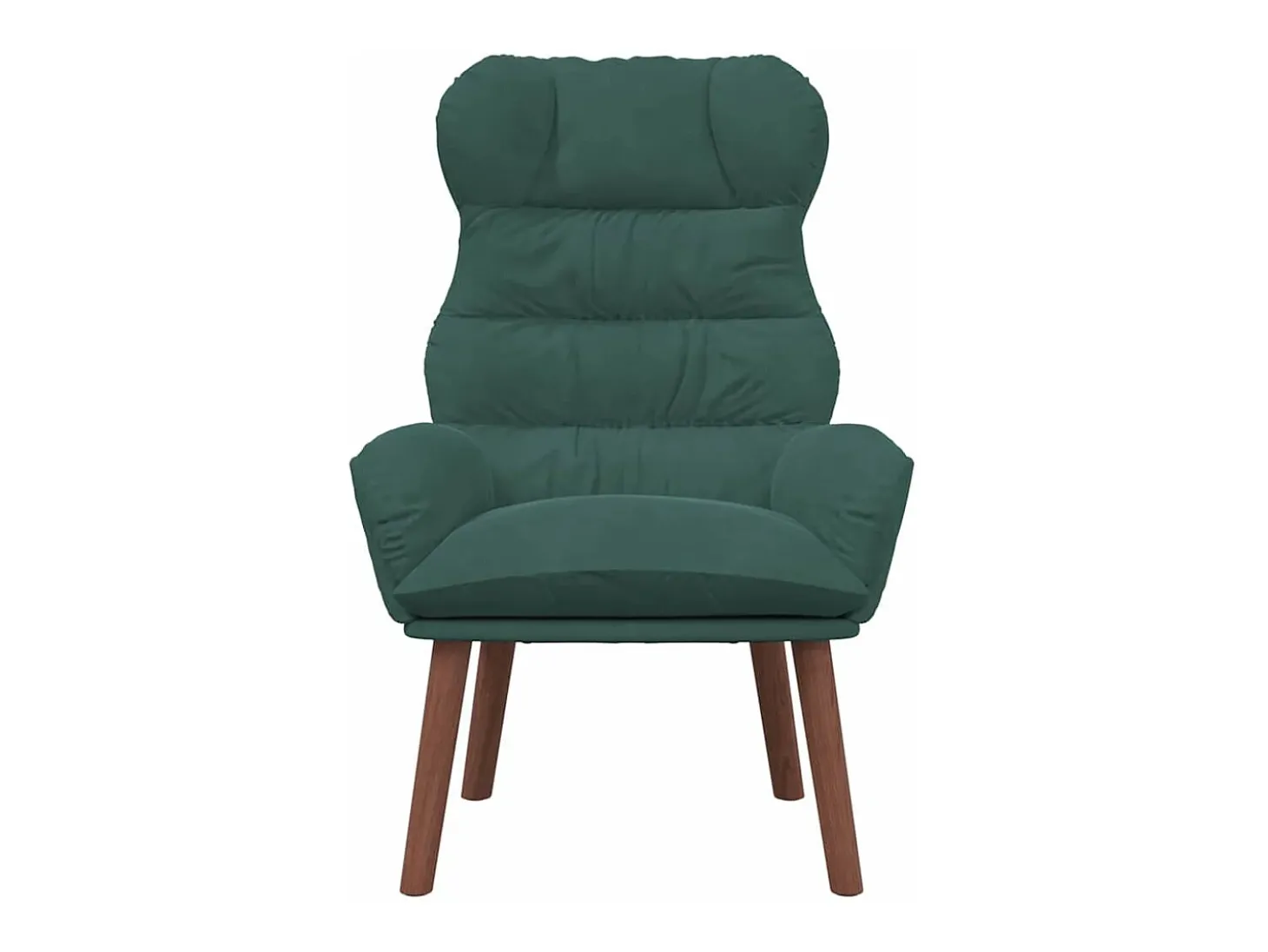 Poltrona | Cadeira de Sala | Cadeira Relaxante Verde-escuro 69x74x93 cm Veludo SHL851935