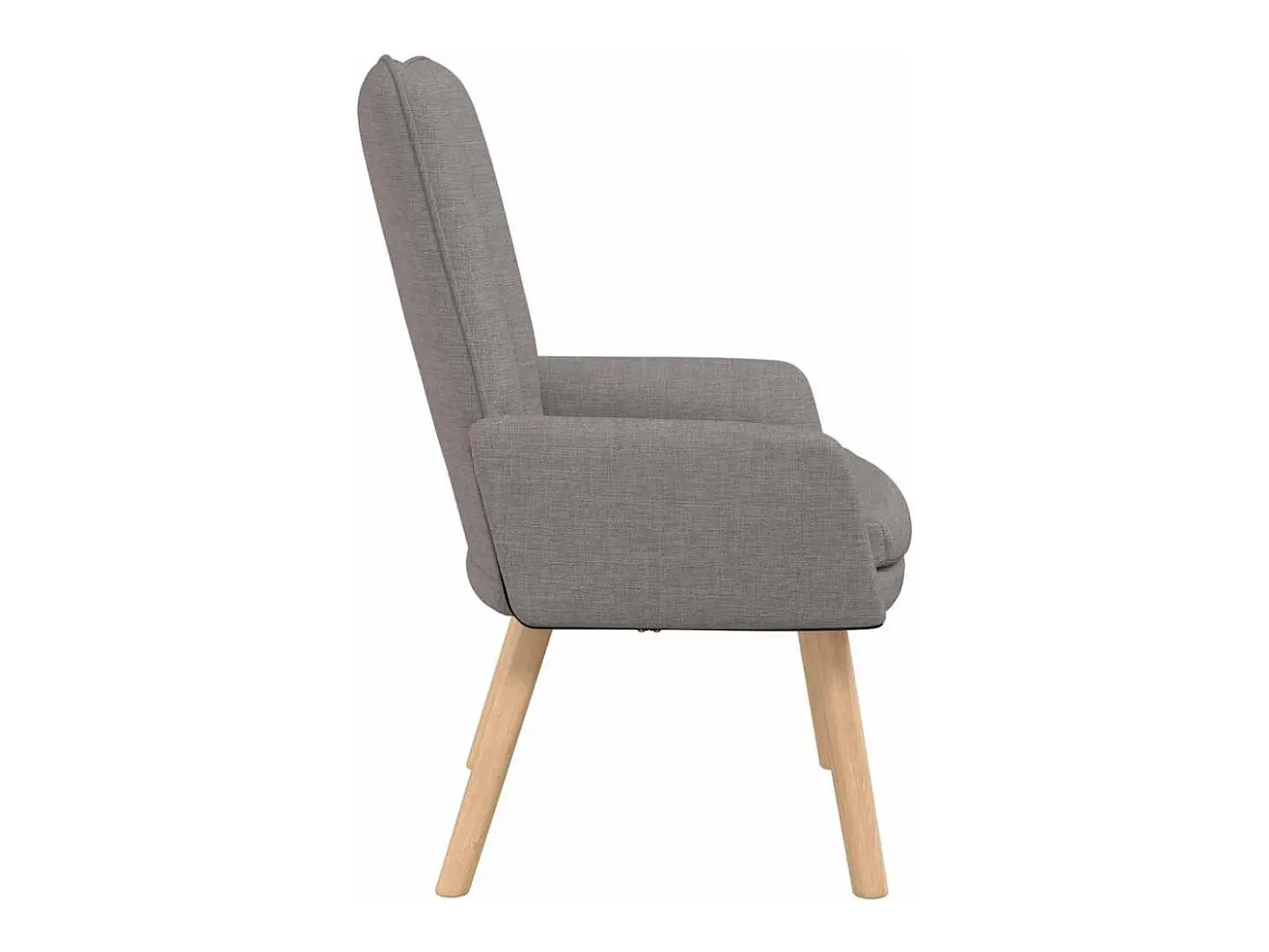 Poltrona | Cadeira de Sala | Cadeira Relaxante Cinzento-acastanhado 63x67x94 cm tecido SHL296444