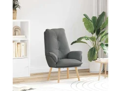 Poltrona | Cadeira de Sala | Cadeira Relaxante Cinzento escuro 69x74x93 cm tecido SHL333573