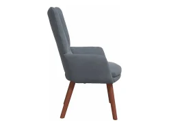 Poltrona | Cadeira de Sala | Cadeira Relaxante Cinzento escuro 63x67x94 cm Veludo SHL993947