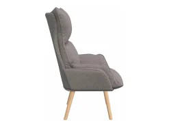 Poltrona | Cadeira de Sala | Cadeira Relaxante Cinzento-acastanhado 69x74x93 cm tecido SHL483140