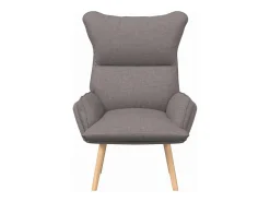 Poltrona | Cadeira de Sala | Cadeira Relaxante Cinzento-acastanhado 69x74x93 cm tecido SHL483140
