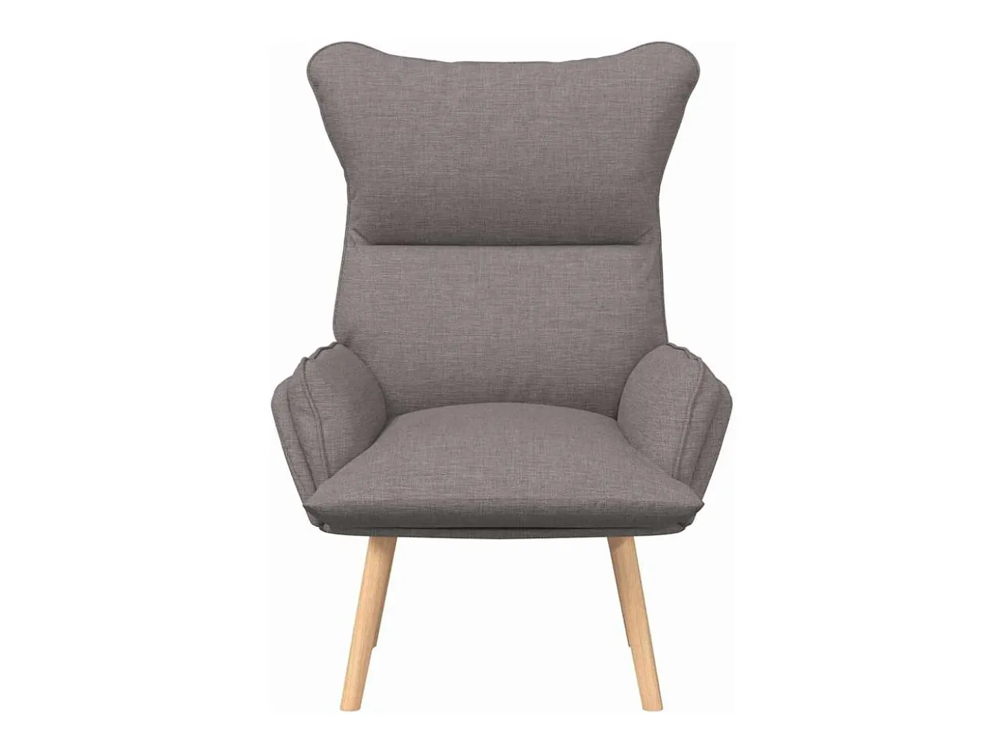 Poltrona | Cadeira de Sala | Cadeira Relaxante Cinzento-acastanhado 69x74x93 cm tecido SHL483140