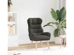 Poltrona | Cadeira de Sala | Cadeira Relaxante Cinzento escuro 69x74x93 cm tecido SHL258847