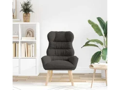 Poltrona | Cadeira de Sala | Cadeira Relaxante Cinzento escuro 69x74x93 cm tecido SHL258847