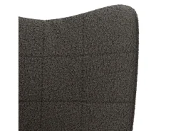 Poltrona | Cadeira de Sala | Cadeira Relaxante Cinzento escuro 62x67x95.5 cm tecido SHL16521