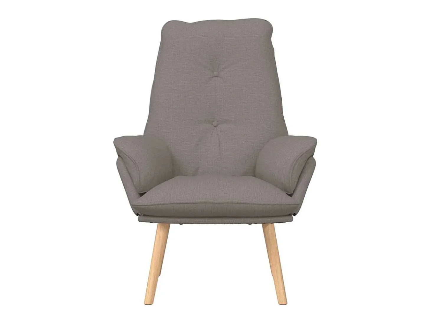 Poltrona | Cadeira de Sala | Cadeira Relaxante Cinzento-acastanhado 69x74x93 cm tecido SHL606697