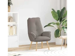 Poltrona | Cadeira de Sala | Cadeira Relaxante Cinzento-acastanhado 69x74x93 cm tecido SHL606697