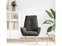 Poltrona | Cadeira de Sala | Cadeira Relaxante Cinzento escuro 69x74x93 cm tecido SHL615206