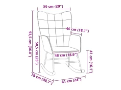 Poltrona | Cadeira de Sala | Cadeira Relaxante Cinzento escuro 61x78x98 cm tecido SHL34748