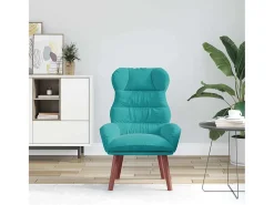 Poltrona | Cadeira de Sala | Cadeira Relaxante Turquesa 69x74x93 cm Veludo SHL119863