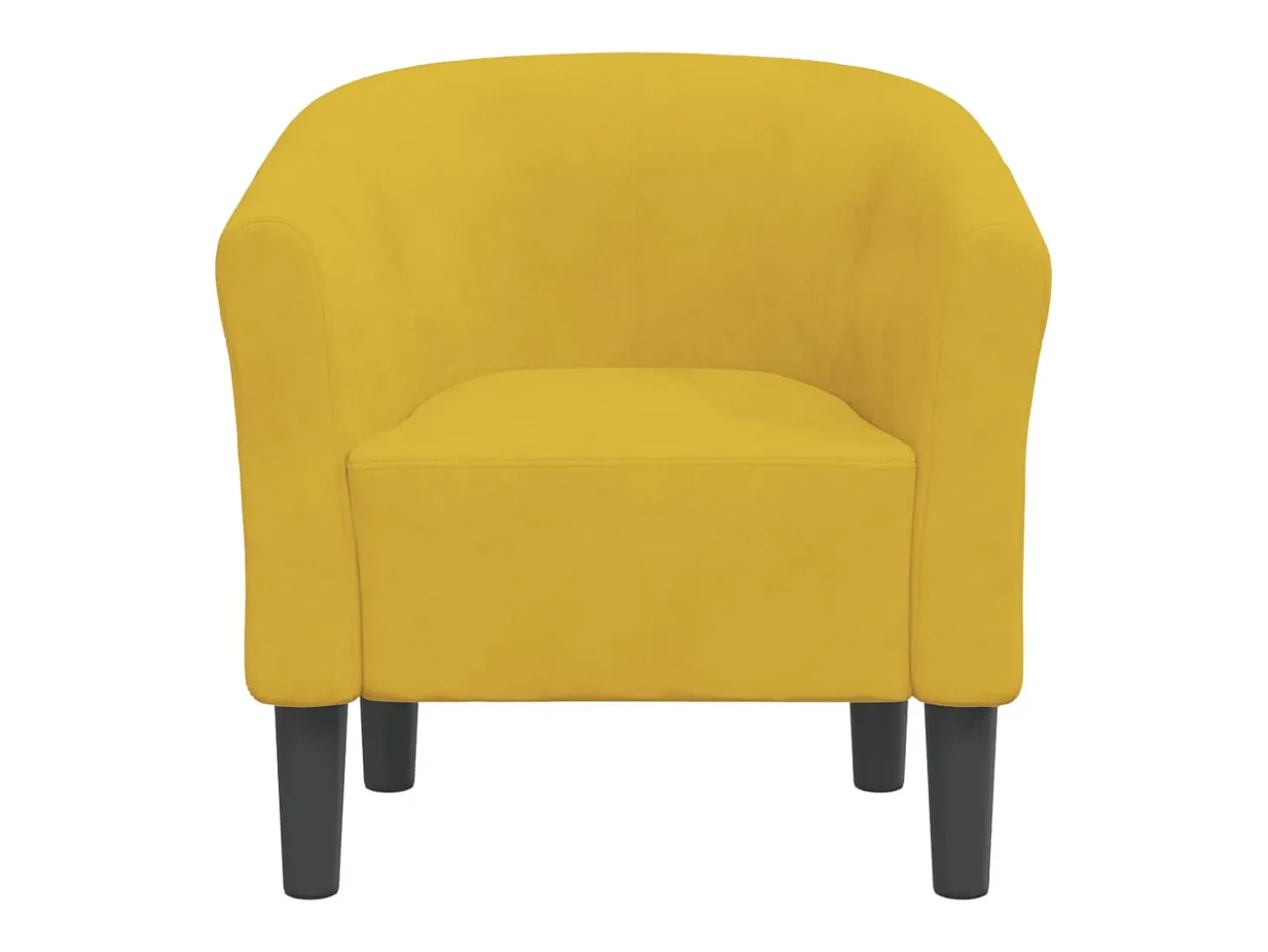Poltrona | Cadeira Relax | Poltrona Confortável para Sala veludo amarelo SHL451881