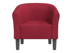 Poltrona | Cadeira Relax | Poltrona Confortável para Sala tecido vermelho tinto SHL246021