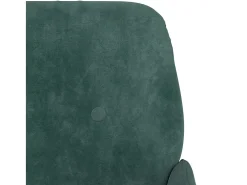 Poltrona | Cadeira Relax com apoio de braços 62x79x79 cm veludo verde-escuro SHL314074