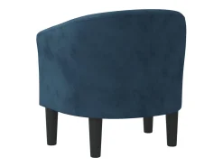 Poltrona | Cadeira Relax | Poltrona Confortável para Sala veludo azul-escuro SHL143094