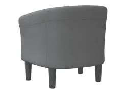 Poltrona | Cadeira Relax | Poltrona Confortável para Sala tecido cinzento-escuro SHL894877