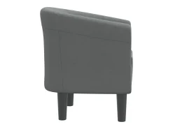 Poltrona | Cadeira Relax | Poltrona Confortável para Sala tecido cinzento-escuro SHL894877