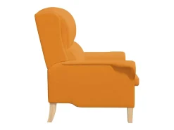 Poltrona | Cadeira Relax Amarelo-escuro 76x94x102 cm tecido SHL413390