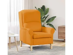 Poltrona | Cadeira Relax Amarelo-escuro 76x94x102 cm tecido SHL413390