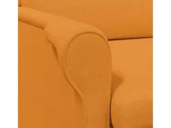 Poltrona | Cadeira Relax Amarelo-escuro 76x94x102 cm tecido SHL413390