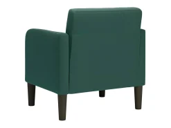Poltrona | Cadeira Relax com apoio de braços 54 cm veludo verde-escuro SHL708159