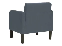 Poltrona | Cadeira Relax com apoio de braços 54 cm veludo cinzento-escuro SHL805872