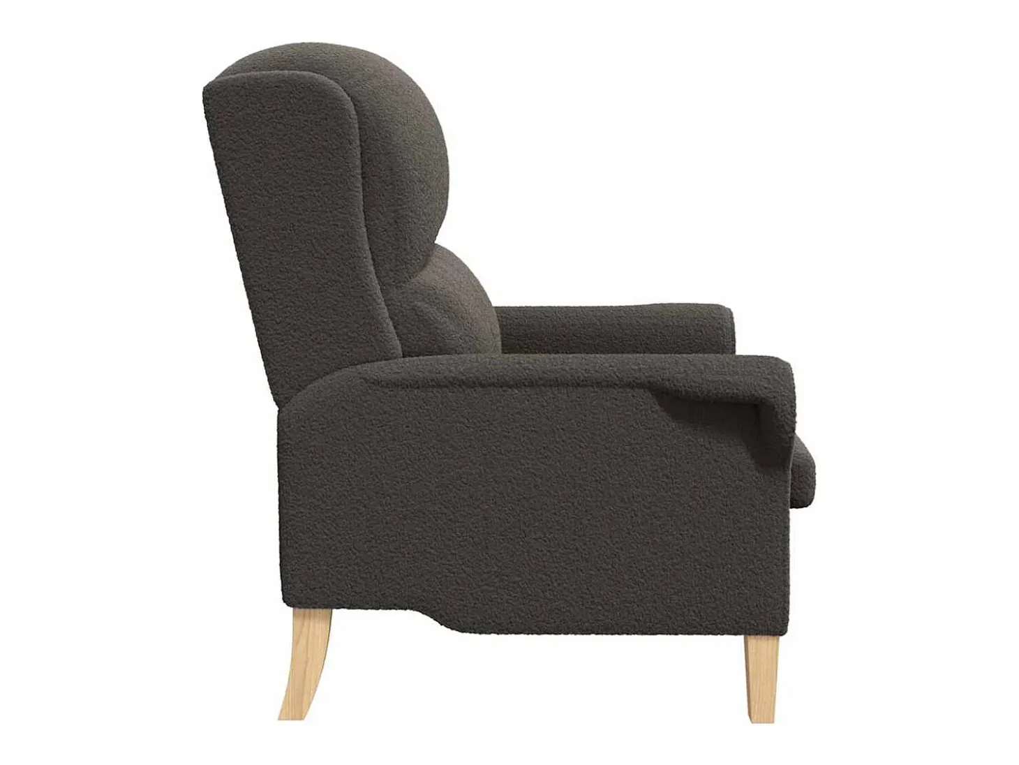 Poltrona | Cadeira Relax Cinzento escuro 76x94x102 cm SHL801494