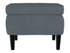 Poltrona | Cadeira Relax com banco veludo cinzento-escuro SHL274100